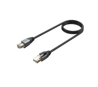 Unitek C18149AGY03-10M RJ-45 LAN Patchcord cat.8 S/FTP 10m Czarny