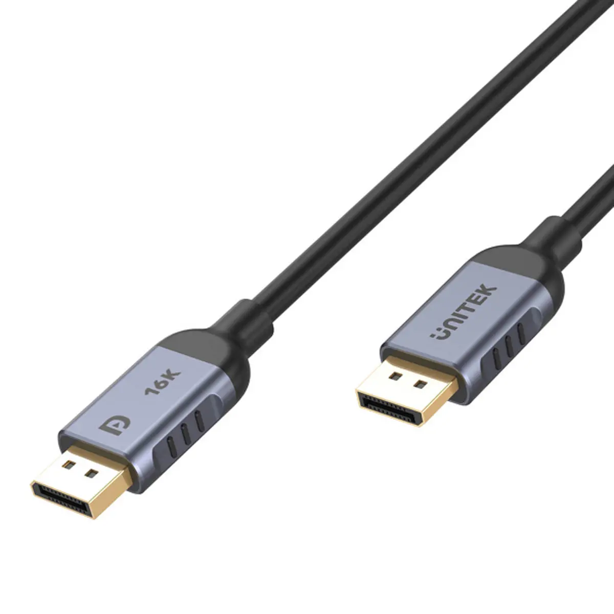 Kabel DisplayPort Unitek C1626GY01-1.5M 2.1 8K 120Hz 1,5m Czarny