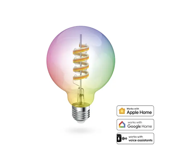 Hama WiFi E27 4,9W RGBW Filament
