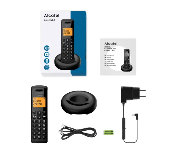 ALCATEL E260 Duo Czarny