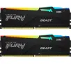 Pamięć RAM Kingston FURY Beast RGB DDR5 32GB (2 x 16GB) 6000 CL30 Czarny