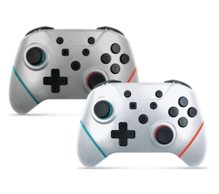 Armor3 NuChamp Wireless Game Controller 2 Pack do Nintendo Switch Bezprzewodowy Biały / Srebrny 2szt.