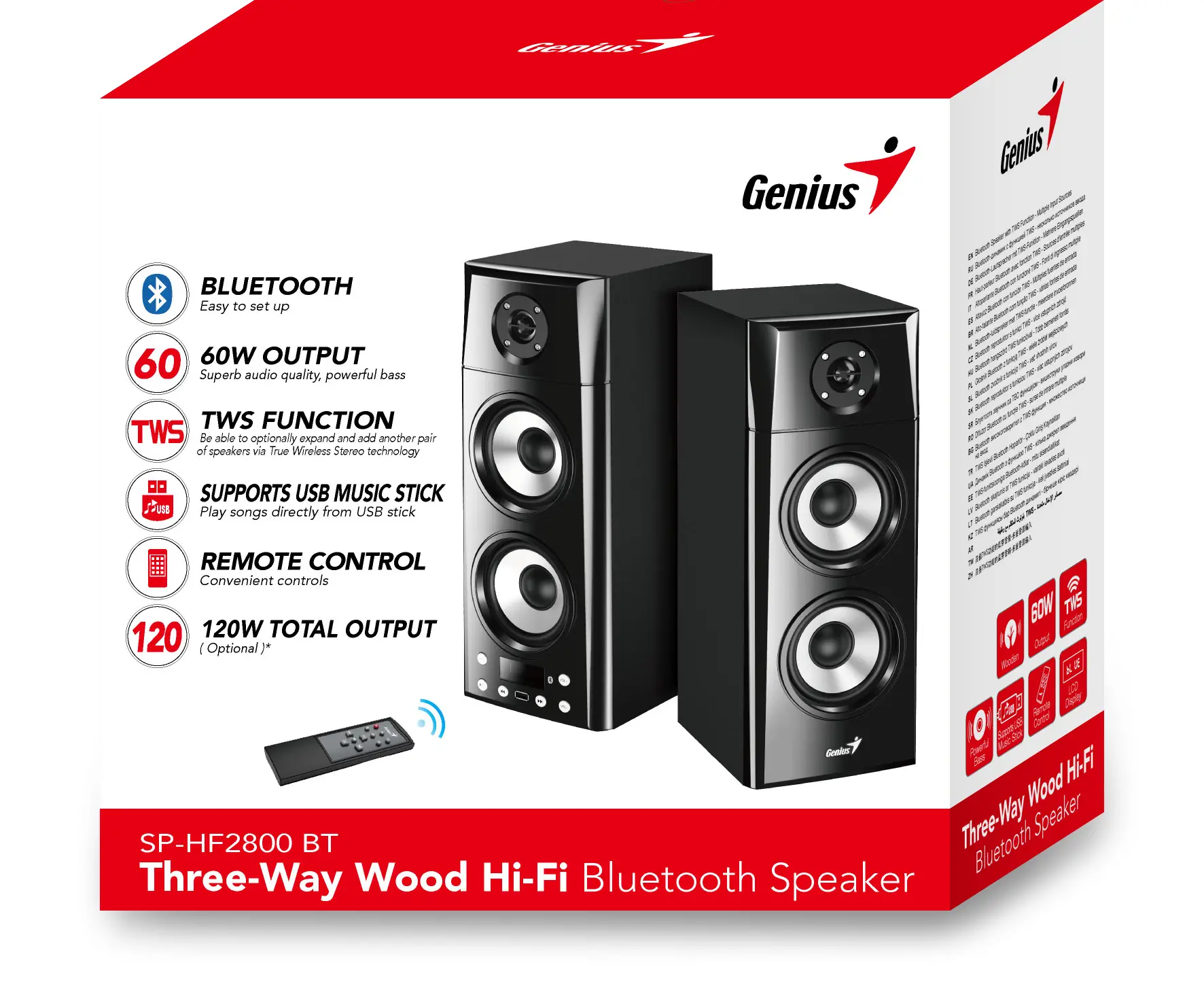 Фото Мультимедійна акустика Genius SP-HF2800 BT