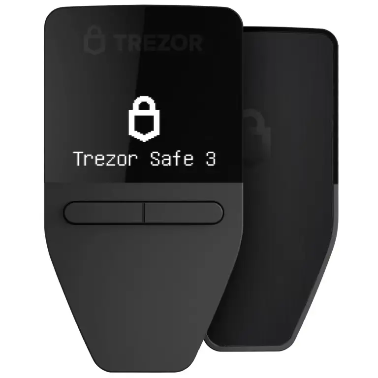 Portfel kryptowalut Trezor Safe 3 Czarny