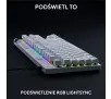 Klawiatura Logitech Pro X TKL Rapid Biały