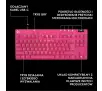 Klawiatura Logitech Pro X TKL Rapid Różowy