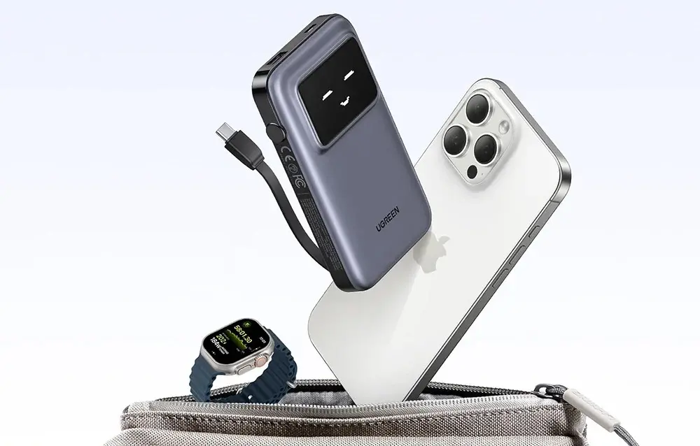 Фото Зовнішній акумулятор (павербанк) Ugreen Uno PB511 10000mAh 30W Grey (35603)