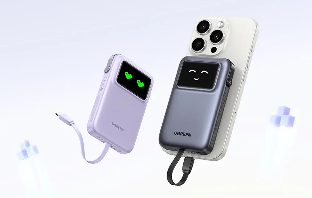 Фото Зовнішній акумулятор (павербанк) Ugreen Uno PB511 10000mAh 30W Grey (35603)