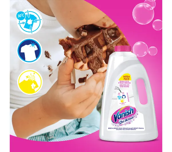 Vanish Oxi Action do bieli 3l