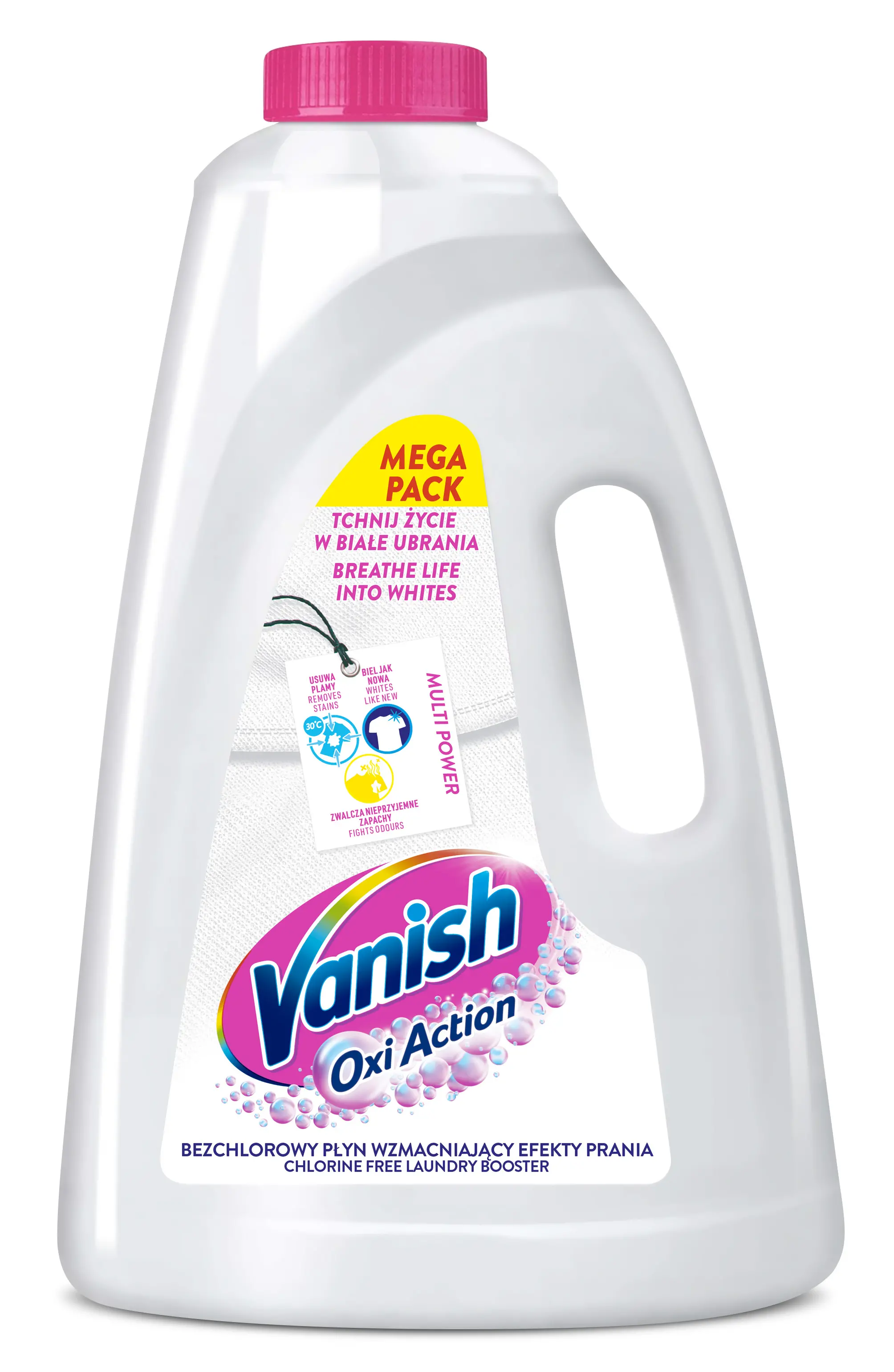 Odplamiacz Vanish Oxi Action do bieli 3l