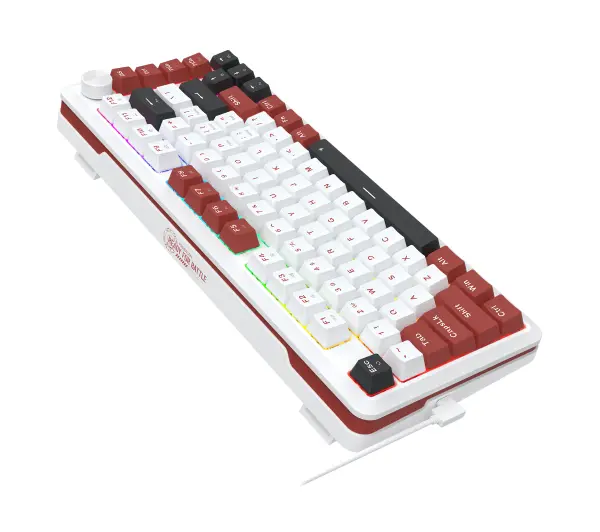 Redragon K721WRB-RGB Stormhunter Biało-czerwony
