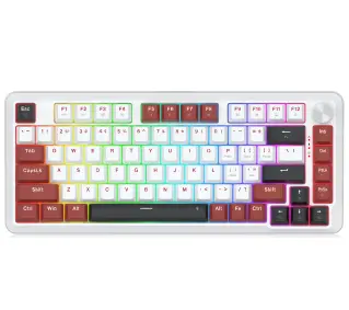 Redragon K721WRB-RGB Stormhunter Biało-czerwony