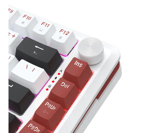 Redragon K721WRB-RGB Stormhunter Biało-czerwony