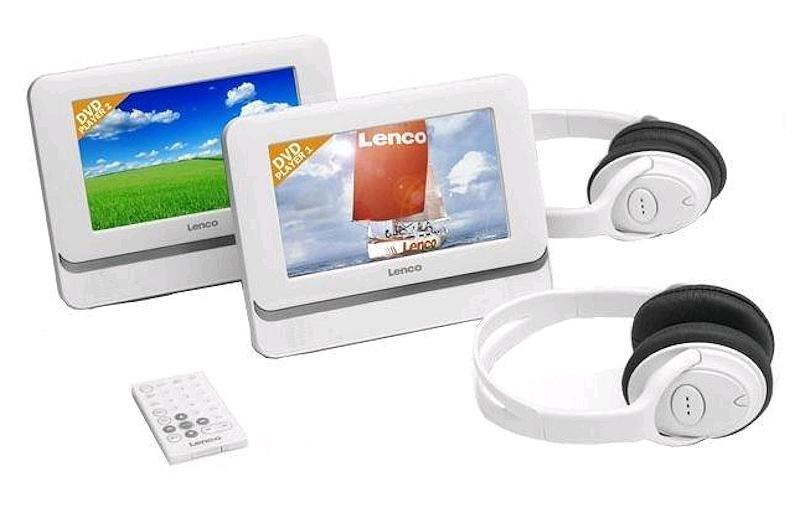 Przenośny odtwarzacz DVD Lenco Zestaw 2x DVP-740/2