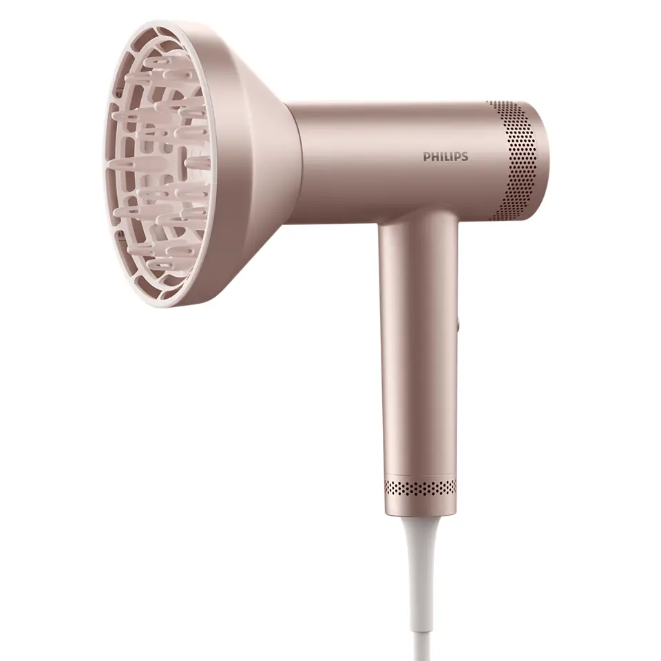 Suszarka do włosów Philips Hair Dryer Seria 8000 BHD837/10 Jonizacja Dyfuzor Zimny nawiew 1400W 3 prędkości 4 temperatury