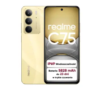 Smartfon realme C75 8/128GB 6,7" 90Hz 50Mpix Złoty