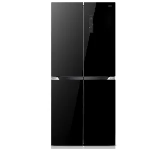 Lodówka MPM SBS 503-SSI-11 Funkcje AI Pełny No Frost 190,2cm Szuflada z regulacją temperatury Czarne szkło