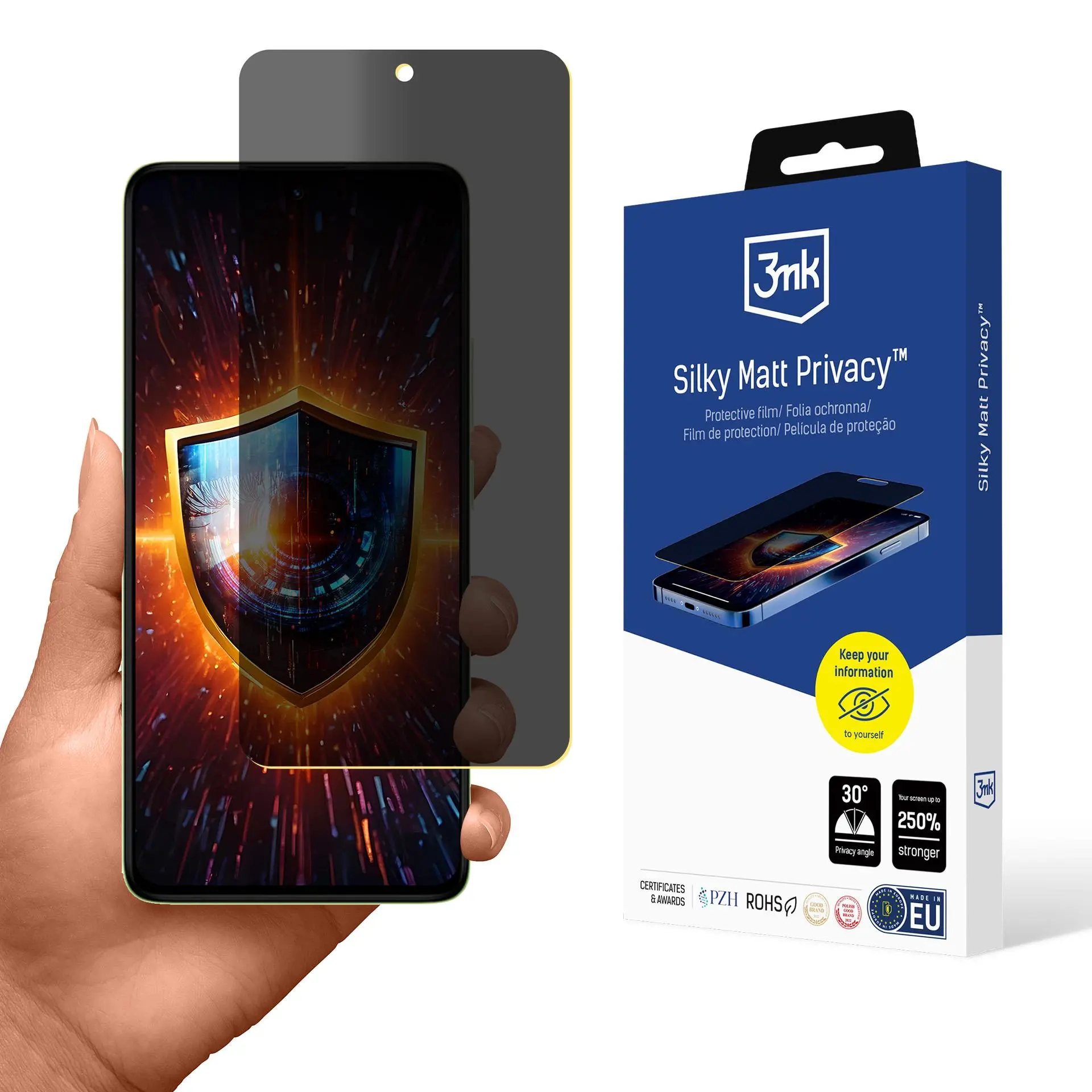 Folia ochronna 3mk Silky Matt Privacy do Xiaomi Redmi Note 14 4G