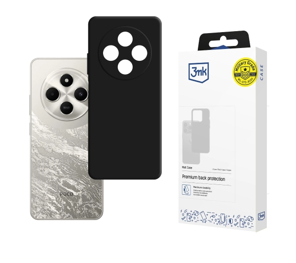 3mk Matt Case do POCO C75 Czarny