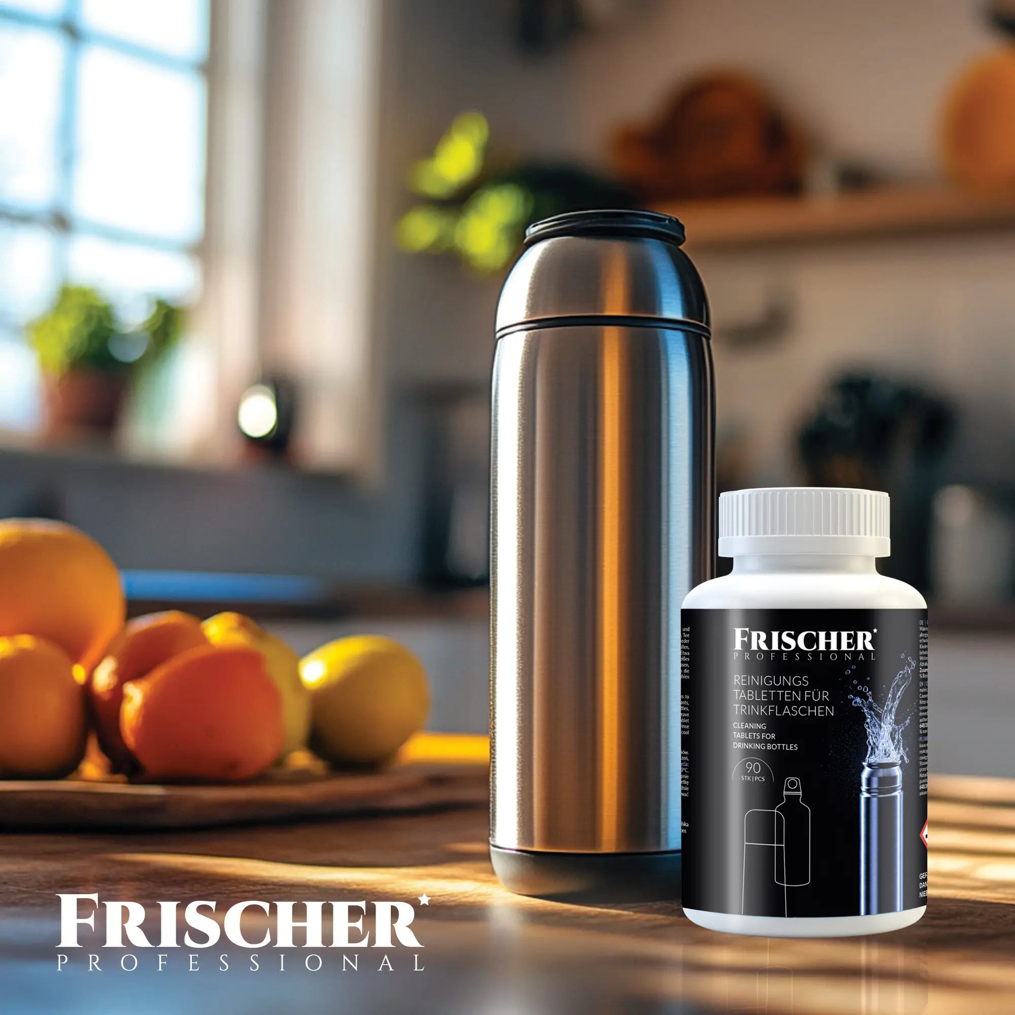 Tabletki Frischer do czyszczenia butelek 90szt.