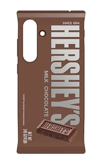 Etui Samsung Hershey's Milk Chocolate Snack do Galaxy S25 Plus Brązowy