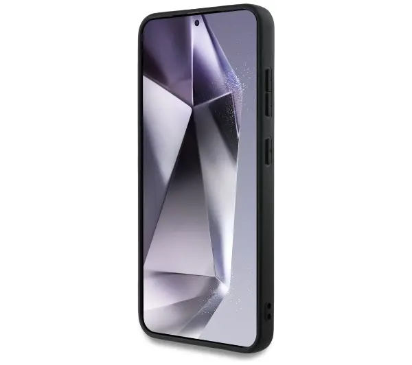Guess Grained Big 4G Small Classic Logo do Galaxy S25 Brązowy