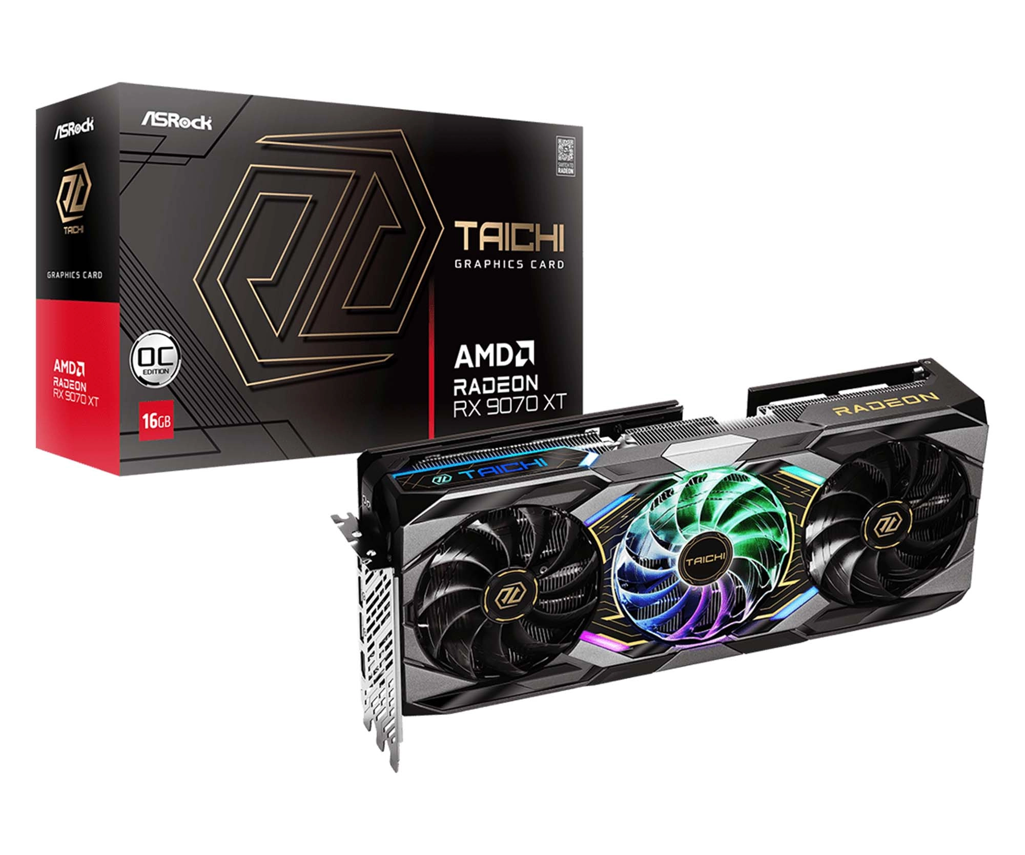 Karta graficzna ASrock Radeon RX 9070 XT Taichi OC 16GB GDDR6 256bit FSR