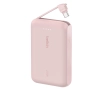 Powerbank Belkin BPB021HQPK 10000mAh, 20W, Wbudowany kabel USB-C, Różowy