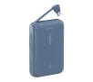 Powerbank Belkin BPB021HQBL 10000mAh, 20W, Wbudowany kabel USB-C, Niebieski