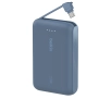 Powerbank Belkin BPB021HQBL 10000mAh, 20W, Wbudowany kabel USB-C, Niebieski