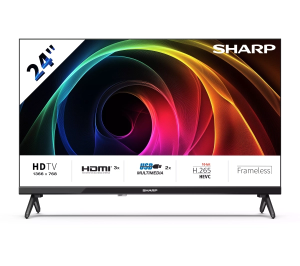 Zdjęcia - Telewizor Sharp 24HA1705E 24" LED HD Ready DVB-T2 