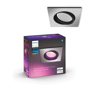 Oświetlenie punktowe Philips Hue White and Color Ambiance Centura 1szt. Srebrny