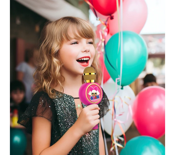 OTL Technologies LOL Suprise! GLAM! PopSing LED Light Up Wireless Karaoke 5W Ciemnoróżowy - ⚡ EURO HIT CENOWY! ⚡