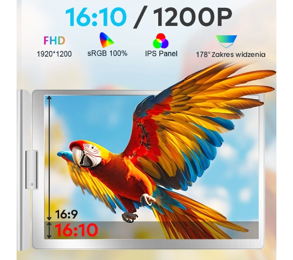 Extralink Smart Life S780 3-Screen 14" Full HD IPS 50Hz do laptopa 12" do 18,5" - Kup na Raty - RRSO 0%
