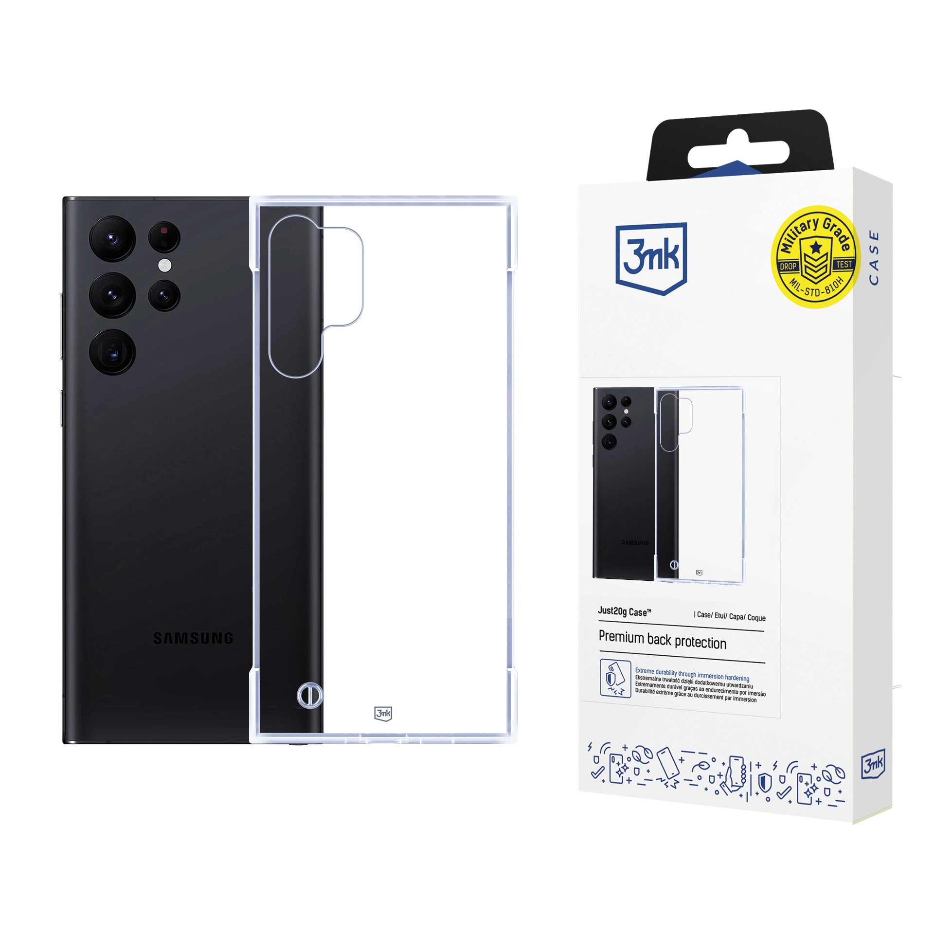 Etui 3mk Just20g Clear Case do Galaxy S24 Ultra