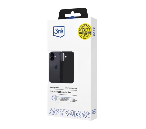 3mk Just20g Clear Case do iPhone 16 Plus