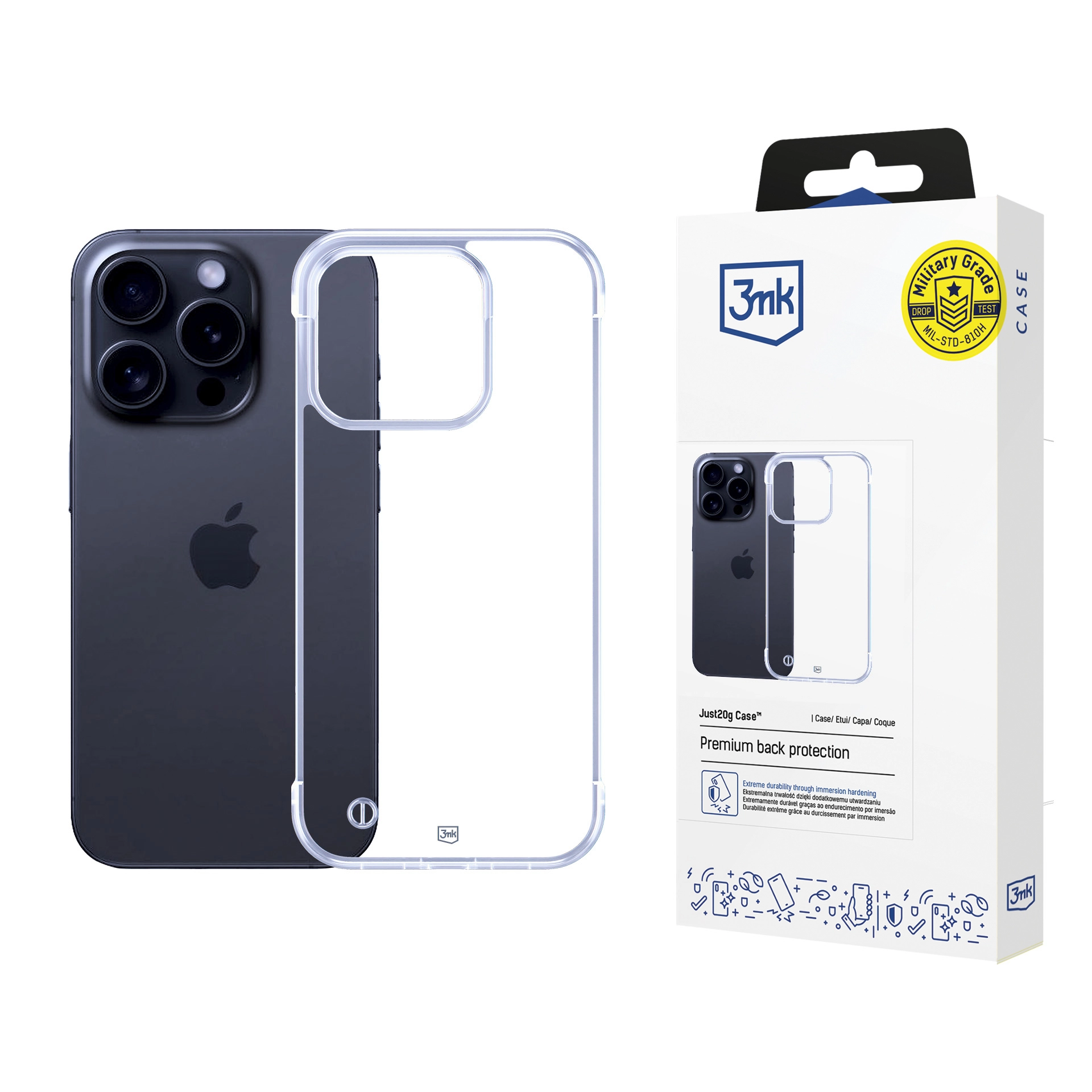 Etui 3mk Just20g Clear Case do iPhone 14 Pro