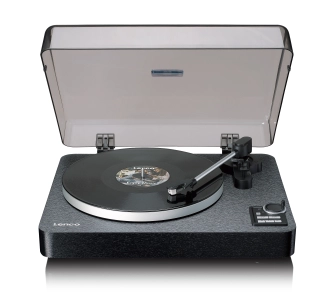 Gramofon Lenco LBTA-165BK Automatyczny Napęd paskowy, Przedwzmacniacz Bluetooth Czarny