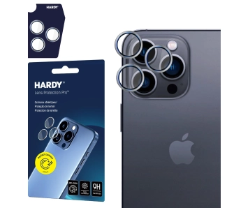 Szkło hartowane 3mk HARDY Lens Protection Pro Silver do iPhone 16 Pro / 16 Pro Max