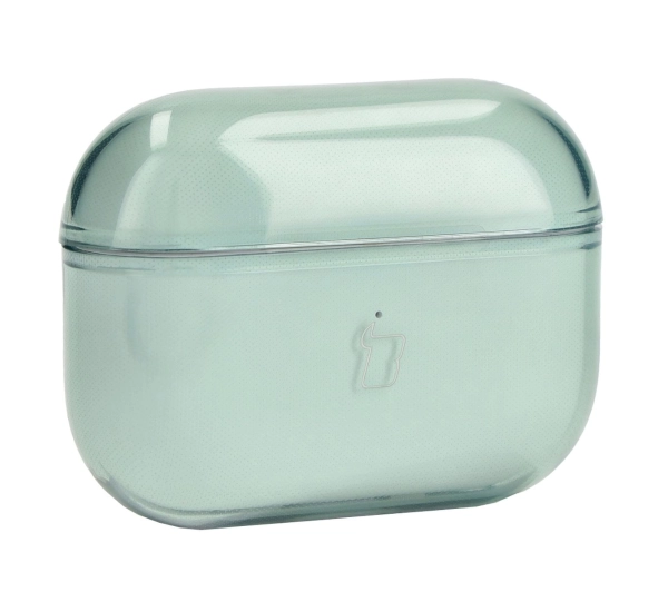 Bizon Elastyczne z karabińczykiem do Airpods Pro 2 Przezroczysto-zielony