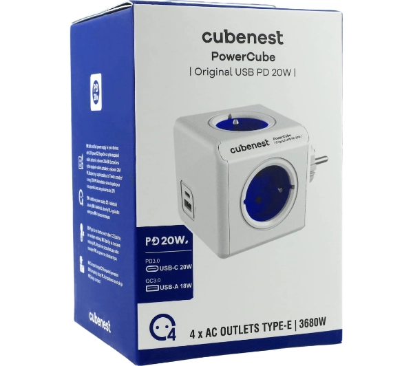 Cubenest PowerCube Original PC220 USB PD 20W Niebieski