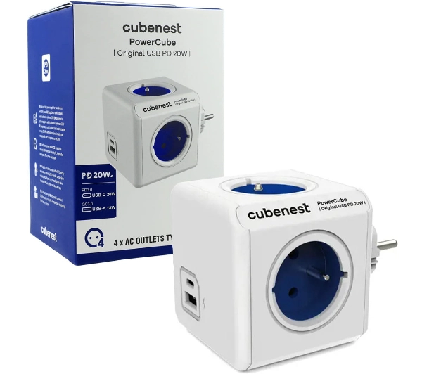 Cubenest PowerCube Original PC220 USB PD 20W Niebieski
