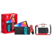 Konsola Nintendo Switch OLED Czerwono-niebieski + Etui PDP Pokemon Poke Ball