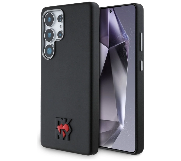 DKNY Leather Heart of NY Case do Samsung Galaxy S25 Ultra Czarny