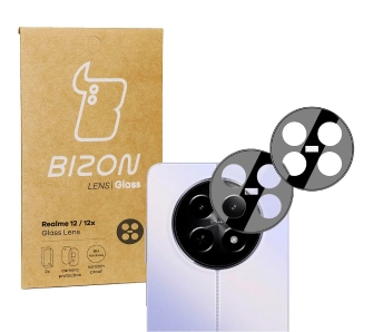 Szkło ochronne Bizon na aparat Lens do Realme 12 5G/12x 5G 2 sztuki