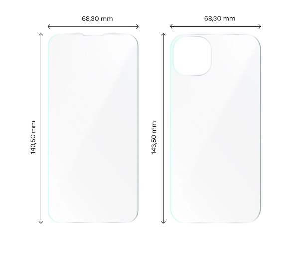 Bizon na tył i przód Hydrogel do iPhone 13