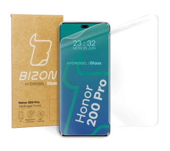 Folia hydrożelowa Bizon na ekran Hydrogel Front do Honor 200 Pro 2 sztuki