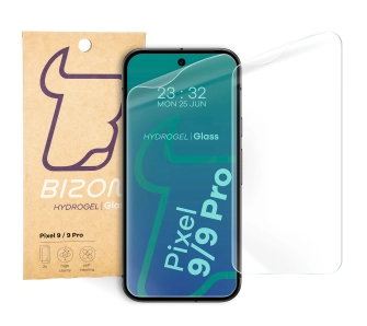 Folia hydrożelowa Bizon na ekran Hydrogel Front do Google Pixel 9/9 Pro 2 sztuki