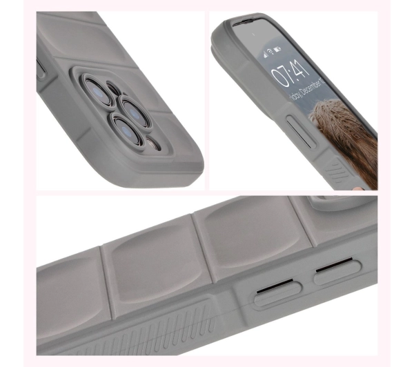 Bizon Tur do iPhone 16 Pro Light Grey
