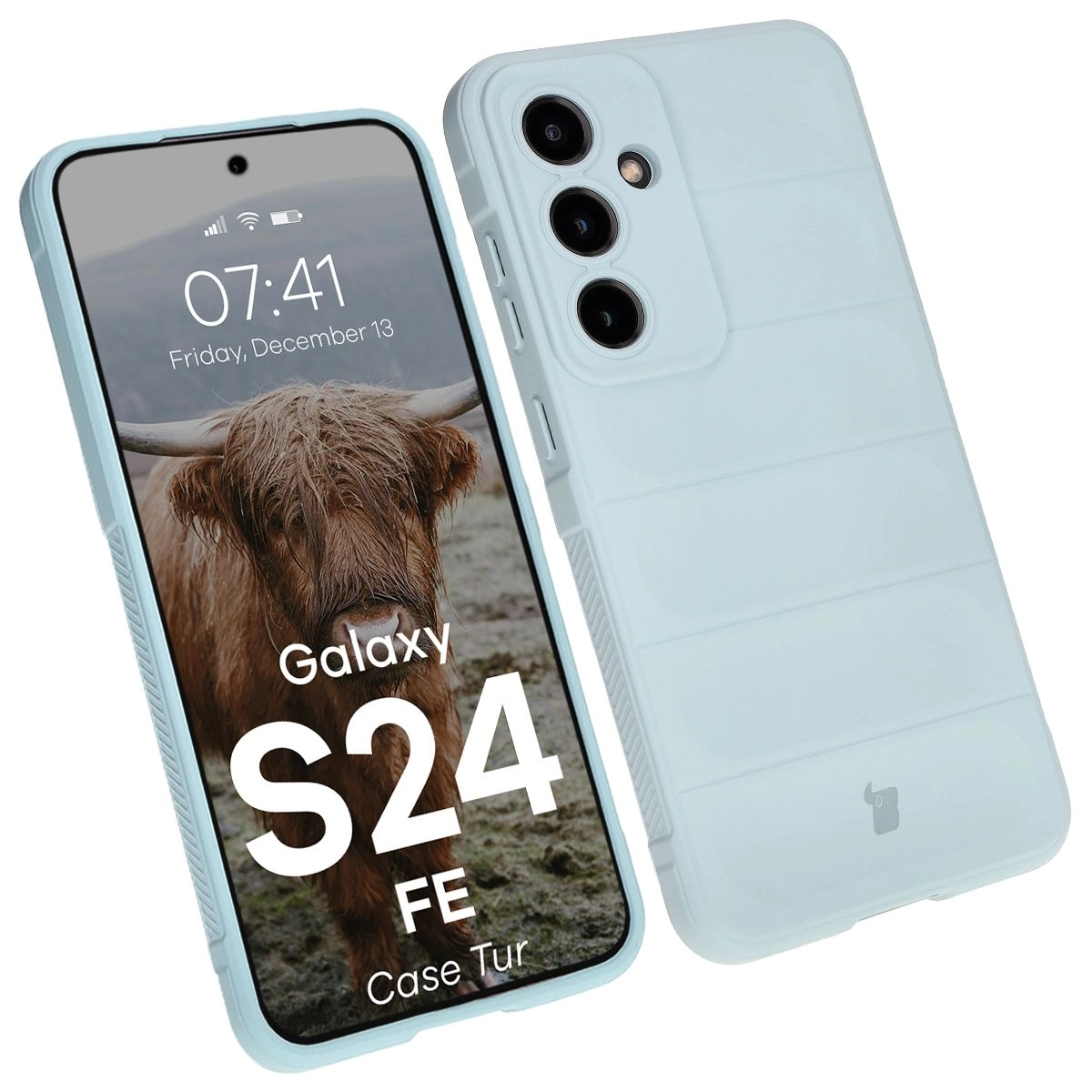 Etui Bizon Tur do Samsung Galaxy S24 FE Light Blue